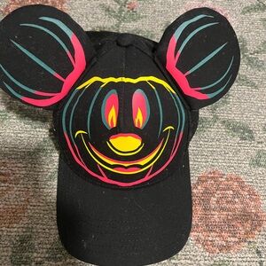 Disney Parks 2023 Halloween Pumpkin Mickey Mouse Ear Hat Cap 🖤